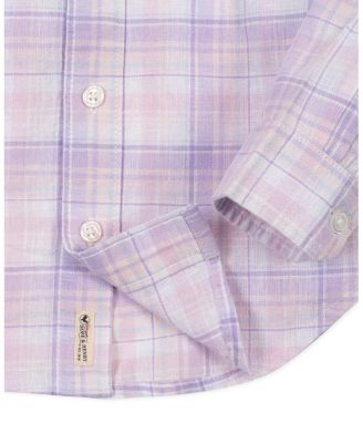 Boys' Linen Long Sleeve Button Down Shirt - Baby