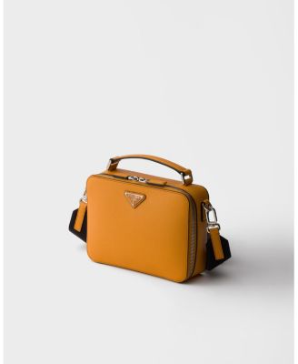  Brique Medium Saffiano Leather Bag