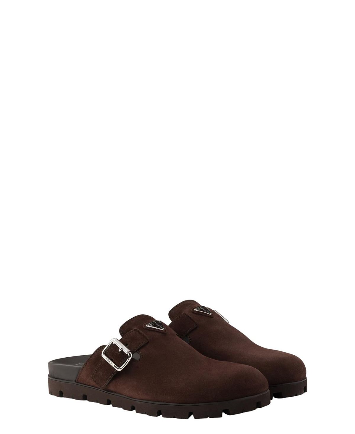Prada Men's Suede Mules