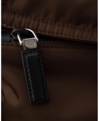  Explore Re-Nylon and Leather Backpack