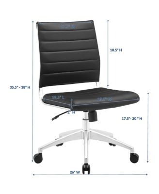  Jive Armless Mid Back Office Chair