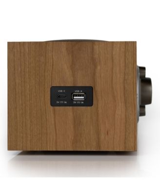 Model Three AM/FM Bluetooth Clock Radio with USB Charging Ports