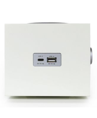 Model Three AM/FM Bluetooth Clock Radio with USB Charging Ports