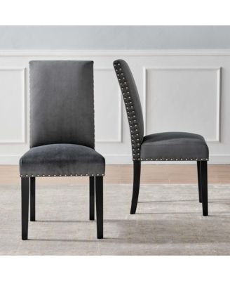 Parcel Performance Velvet Dining Side Chairs, Set of 2