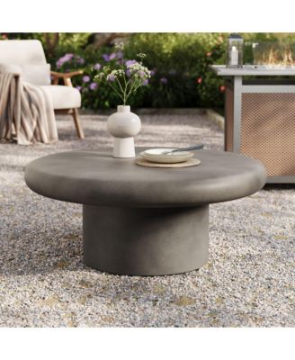Argos Indoor - Outdoor Patio Concrete Round Coffee Table