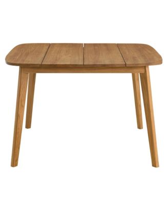  Vienna Outdoor Patio Teak and Rope Dining Set with Armchairs, Set of 5