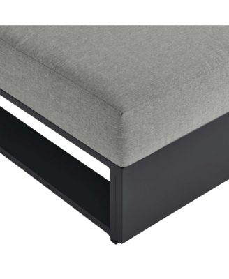 Tahoe Outdoor Patio Powder-Coated Aluminum Modular Armless Chair