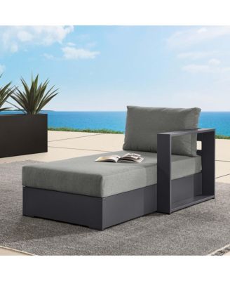 Tahoe Outdoor Patio Powder-Coated Aluminum Modular Right-Facing Chaise Lounge