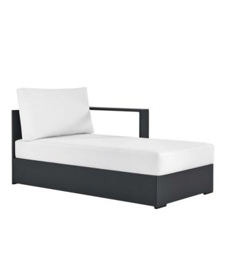 Tahoe Outdoor Patio Powder-Coated Aluminum Modular Right-Facing Chaise Lounge