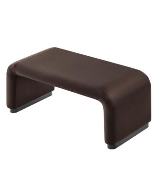 Koda Performance Velvet Waterfall Ottoman