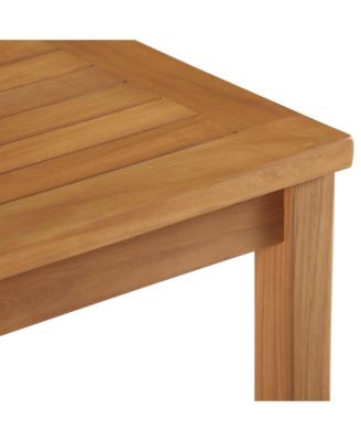  Upland Outdoor Patio Teak Wood Coffee Table