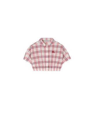 Girls' Check Cotton Shirt - Little Kid, Big Kid