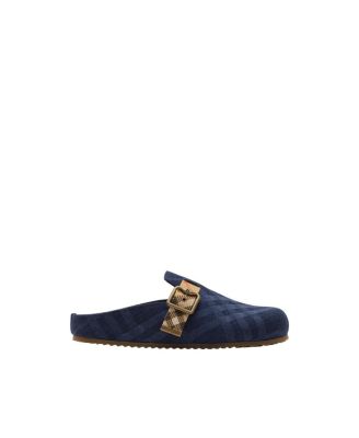Women's Check Suede Urchin Clogs