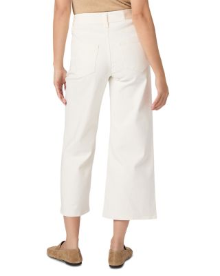 Anessa Petite High Rise Wide Leg Jeans in Tonal Ecru