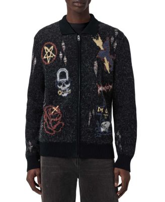 Meller Graphic Cardigan Sweater