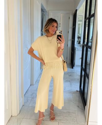 Spl X CJ Ss Fringe Sweater