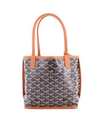 Mini Anjou Reversible Tote Coated Canvas