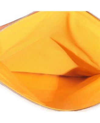 Saint Marie Soft Clutch Coated Canvas Handbag