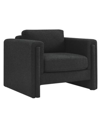 Visible Boucle Fabric Armchair