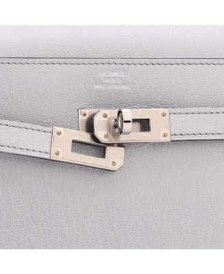 Kelly To Go Wallet Metallic Chevre Chamkilight