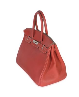 Birkin 35 Leather Handbag