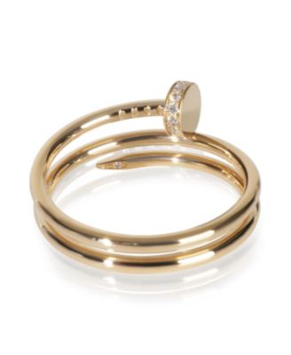  Juste Un Clou Double 18k Yellow Gold Ring