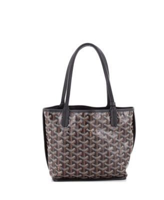 Mini Anjou Reversible Tote Coated Canvas