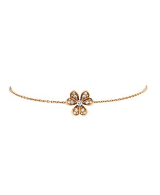 Mini Frivole Bracelet 18K Gold and Pave Diamonds