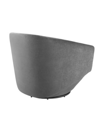 Series Performance Velvet Fabric Swivel Chair