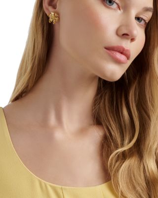 Futura Furled Flower Stud Earrings