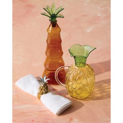 Sunny Isles Napkin Ring in Gold & Silver