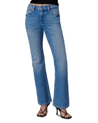 The Provocateur Petite Mid Rise Bootcut Jeans in Steadfast