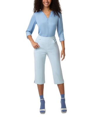 Spring Stripe Pedal Pusher Shorts