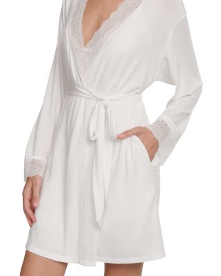 Lara Lace Trim Robe
