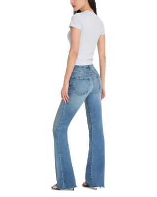 Good Legs Soft Touch Mid Rise Flare Jeans in Indigo1211