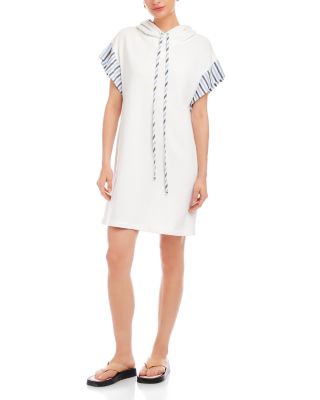 Dayna Contrast Hoodie Dress