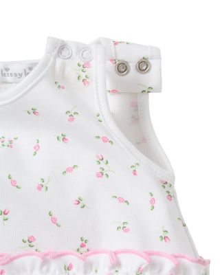 Girls' Garden Print Ruffled Bubble Romper - Baby