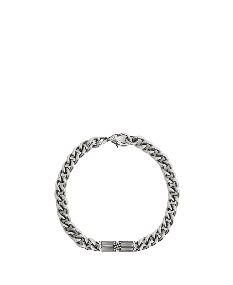Balenciaga Bb Icon Thin Gourmette Bracelet