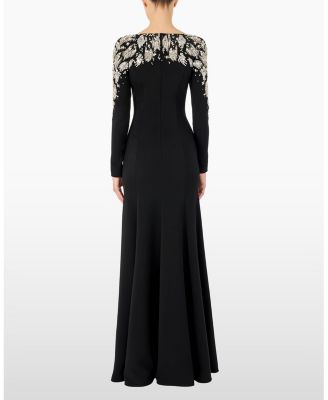  Kelly Embellished Long-Sleeve Maxi Dress