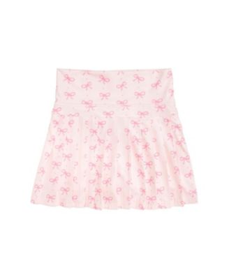 Girls' Pink Bow Athletic Skort - Baby, Little Kid, Big Kid
