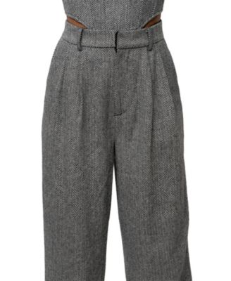  Classic Herringbone Trousers