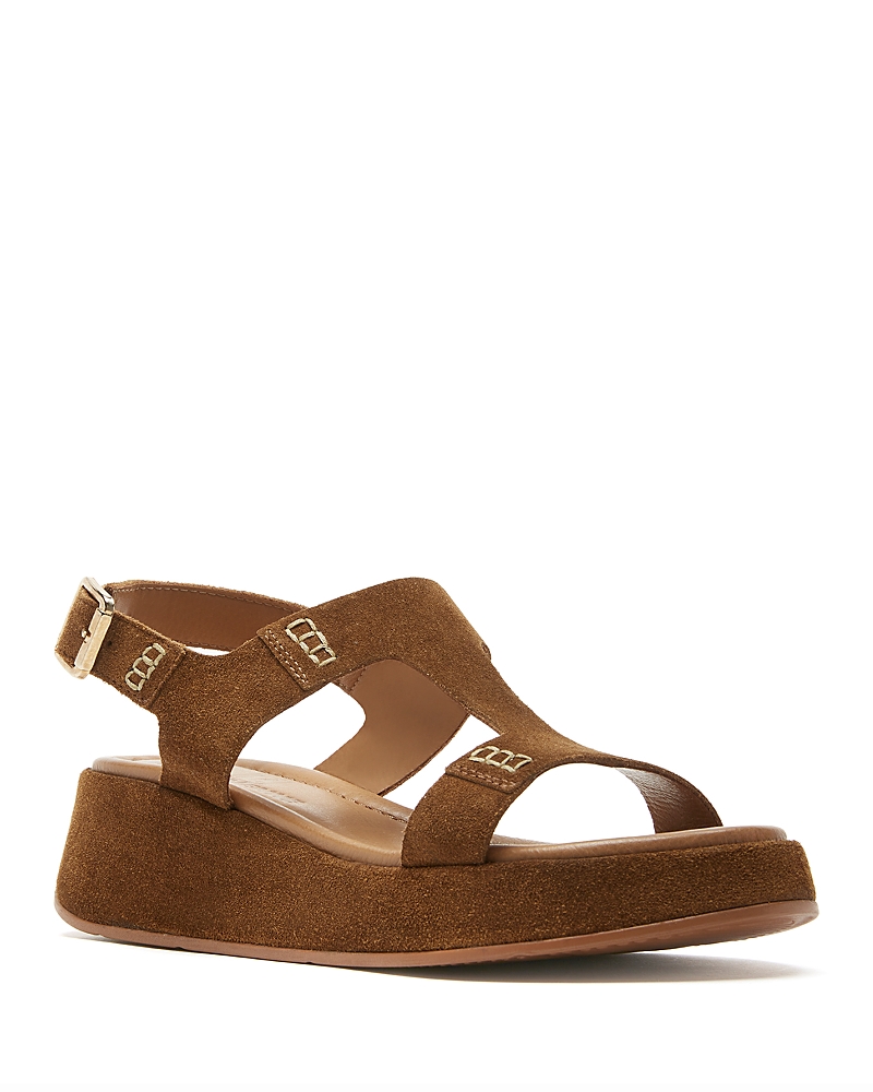 La Canadienne Women's Antoni Suede Wedge Sandals
