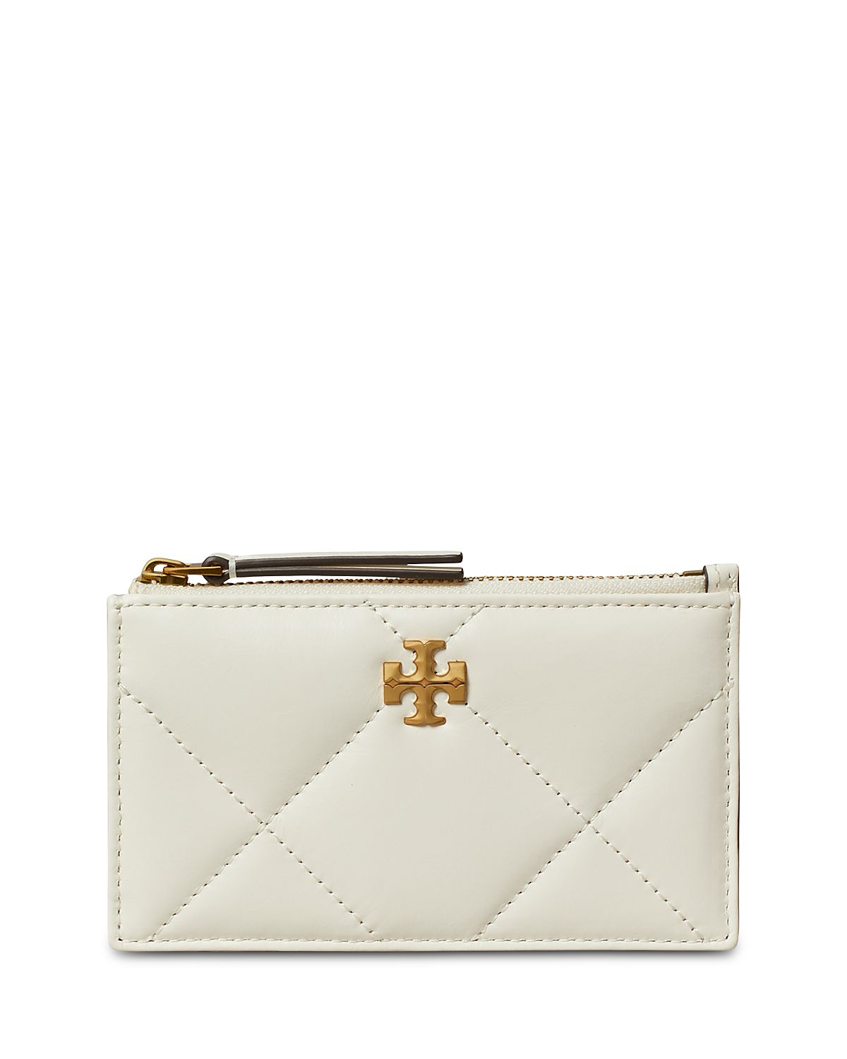 Tory Burch Kira Diamond Quilt Zip Card Case