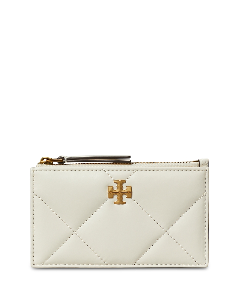 Tory Burch Kira Diamond Quilt Zip Card Case · OS