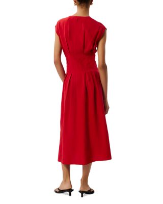Panel Linen Blend Dress