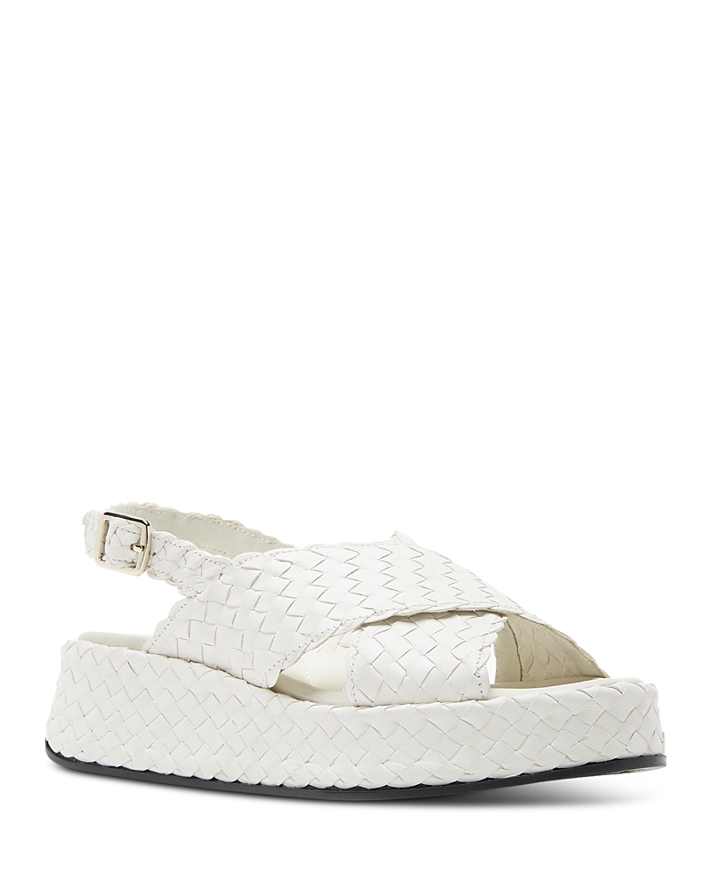 La Canadienne Women's Pacifik Woven Leather Sandals