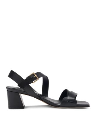 Women's Block Heel Buckle Sandals