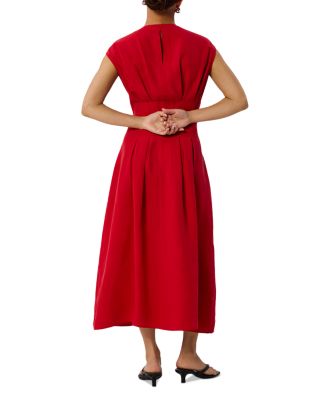 Petite Panel Linen Blend Dress