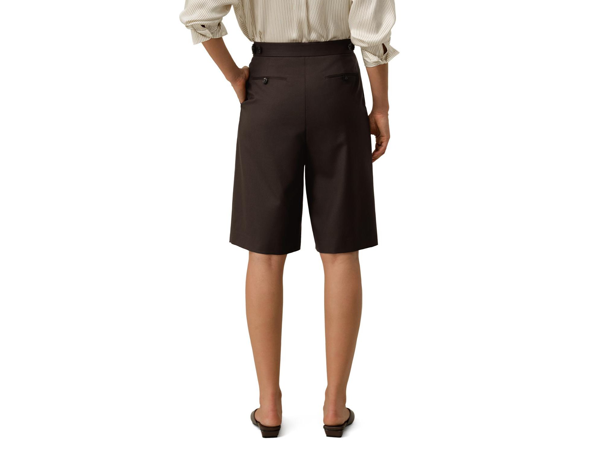 Wool Silk Bermuda — Image 8