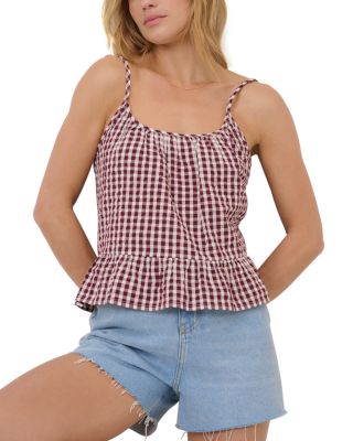 Child Gingham Sia Top & Pants Set